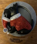 Bath & Body Works Scentportable Christmas Scottish Terrier Dog Car Visor Clip. Fixed Price $14.00.