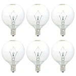 Snnalosses 25 Watt Wax Warmer Bulbs,light 6 Count (pack Of 1), Clear Glass. Fixed Price $10.03.