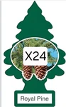 Little Trees Air Freshener - Royal Pine New 24 Count. Fixed Price $22.99.