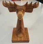 Novica Collection Hand Carved Wood Deer , Moose Vintage Eye Glass Holder New. Fixed Price $29.99.
