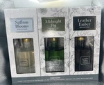 Bellevue 6OZ. Reed Diffuser, Set Of 3 Midnight Fig, Saffron Bloom, Leather Ember. Fixed Price $30.00.