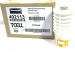 Box Of 6-RUBBERMAID Tcell Citrus Air Freshener Automatic Aerosol Refill 402113. Fixed Price $49.69.