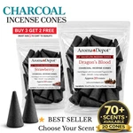 20 Backflow Incense Cones 2" Jumbo Charcoal Waterfall Burner Strong Scent. Fixed Price $9.64.