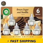 Air Wick Plug In Scented Oil Refill - Brown Sugar & Vanilla, 6 Ct. Fixed Price $30.99.