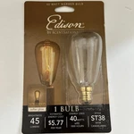 Scentsationals 40 Watt Edison Wax Warmer Replacement Light Bulb. Fixed Price $9.88.