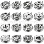 Women's Round Box Essential Oil Aroma Diffuser Locket Pendant Necklace For Gift. Fixed Price $11.99.