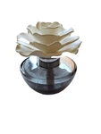 Zodax White Flower Oil Diffuser Floral Home Fragrance Decor Glass Bottle. Fixed Price $24.99.