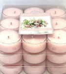 Lot Of 3 Colonial Candle Blush Blossom Tea Lights 9/PACKAGE=27 Floral Scented. Fixed Price $16.99.