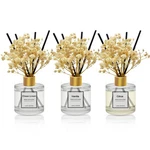 Pierides Reed Diffuser Set Of 3 Pack,clean Linen,vanilla,citrus Scented Oil D.... Fixed Price $26.54.