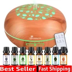 Essential Oil Diffuser 550ML Remote Control Wood Grain Aroma Diffuse.... Fixed Price $45.59.