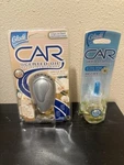 Glade Car Vent Clip Vanilla + Outdoor Fresh Scented Oil Refill New In Worn Box. Fixed Price $28.95.