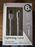 Orbit Innovations 6FT Braided Usb-a Lightining Charge And Sync Cable New Box. Fixed Price $9.99.