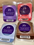 4 Joy Mangano Forever Fragrant Scented Wax Melts Lavender Apple Oceanside Ds. Fixed Price $19.50.