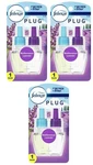 3X Febreze Plug Mediterranean Lavender Air Freshener Odor-fighting Oil Refills. Fixed Price $29.99.
