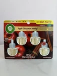 Air Wick Apple Cinnamon Medley Oil Refill 4 Pack 2.69OZ. Fixed Price $14.99.