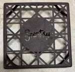 Scentsy Logo Square Oil Rubbed Bronze Metal Wax Warmer Stand Holder Trivet. Fixed Price $5.00.