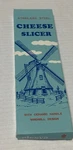 Vintage Elesva Cheese Cutter Slicer Stainless Blue Delft Windmill Ceramic Handle. Fixed Price $9.99.