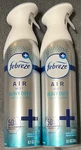 2 Pack Febreze Air Mist Freshener Heavy Duty Crisp Clean 8.1 Oz Each. Fixed Price $11.95.