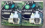 Air Wick Vibrant Limited Edition Winter Woods, And Frosted Ivy 2 Refills Plugin. Fixed Price $10.99.