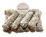 Nessastores White Sage Smudge Incense 4" Bundle (4 Pcs) #JC-006. Fixed Price $13.75.