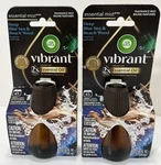 (2) Air Wick Vibrant Refills Deep Blue Sea & Beach Wood Essential Mist - New. Fixed Price $22.99.