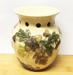 Acorns & Oak Leaves Tart Wax Melt Warmer Living Quarters 5.75" Fall Ceramic. Fixed Price $24.99.