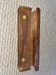 Pc Wood Incense Burner Holder Box Ash Catcher Sticks 12" Design Burning Joss. Fixed Price $9.00.