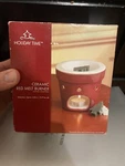 Holiday Time Ceramic Red Melt Burner Home Fragrance Oil Difusser. Fixed Price $17.99.