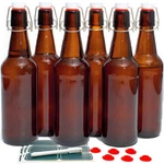 Otis Classic Swing Glass Bottles With Lids Flip Stoppers For Second Ferme.... Fixed Price $34.44.