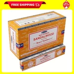 Satya Nag Champa Sandalwood Incense Sticks - Box 12 Pack. Fixed Price $43.99.