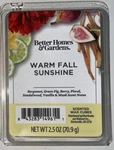 Warm Fall Sunshine Scented Wax Cube Melts - Better Homes & Gardens. Fixed Price $8.95.