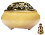 Miupoo Incense Burner And Cone With Brass Stick Holder.... Fixed Price $18.30.