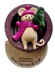 New Bath & Body Works Car Fragrance Vent Visor Clip Christmas Nora Mouse Tree. Fixed Price $25.49.