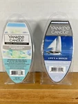 Lot Of 2 Yankee Candle - Life's Breeze/seashore Scented Wax Melt 6 Pks. Fixed Price $14.96.