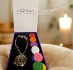 Jaroma Aromatherapy Essential Oil Diffuser Lotus Locket Pendant Necklace. Fixed Price $14.90.