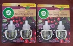 2 Air Wick Ripe Cranberry & Currents Refills Plug In Fragrance Warmer Packs. Fixed Price $7.99.