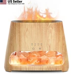 Salking 2-IN-1 Ultrasonic Essential Oil Diffuser & Himalayan Wooden Grain. Fixed Price $50.16.