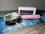 White Sage Smudge Kit Set Natural Incense Energy Cleansing Meditation Ritual. Fixed Price $7.00.