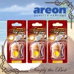 3X Areon Fresco Car Home Office Perfume Long Lasting Air Freshener Coconut Scent. Fixed Price $16.00.