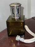 Lampe Berger Paris Green Glass Catalytic Oil Cube + Burner Wick Retired. Fixed Price $44.00.