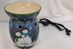 Harmony Brands Warmer Model MX-1037 Snowman Winter Christmas Euc. Fixed Price $20.99.