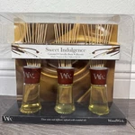 3X Woodwick Biscotti Caramel Vanilla Diffuser Set Oz Fragrance 12 Reeds. Fixed Price $39.00.