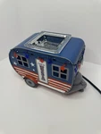 Scentsy Land Of Liberty Camper Trailer Freedom Wax Warmer, 4TH July - Works. Fixed Price $50.00.