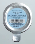 Bath & Body Works Sparkling Rain Scentportable Fragrance Refill Disc Freshener. Fixed Price $9.99.