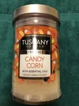 Candy Corn Tuscany Candle. Fixed Price $50.00.