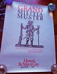 1987 Grand Militia Muster Poster St. Mary's City, Maryland. Fixed Price $25.00.