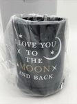 Love You The Moon Ceramic Stoneware Large Jar Candle Warmer. Fixed Price $29.99.