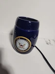 Scentsy United States Navy Retired Full Size Wax Warmer Blue Logo Military Usn. Fixed Price $25.00.