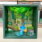 Mudkip Center Re-ment Pokemon Frame Series #1 "deep Woods". Fixed Price $39.99.