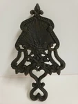 Vintage Trivet Cast Iron Hot Plate Rustic Farmhouse Kitchen Bright Star 9" Tall. Fixed Price $24.99.